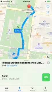 bike stations philadelphia iphone screenshot 3