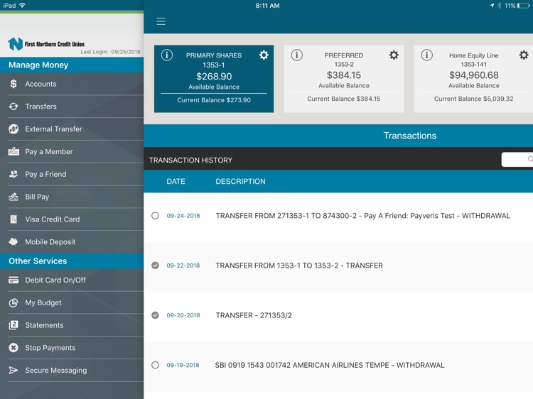 FNCU Mobile for iPad
