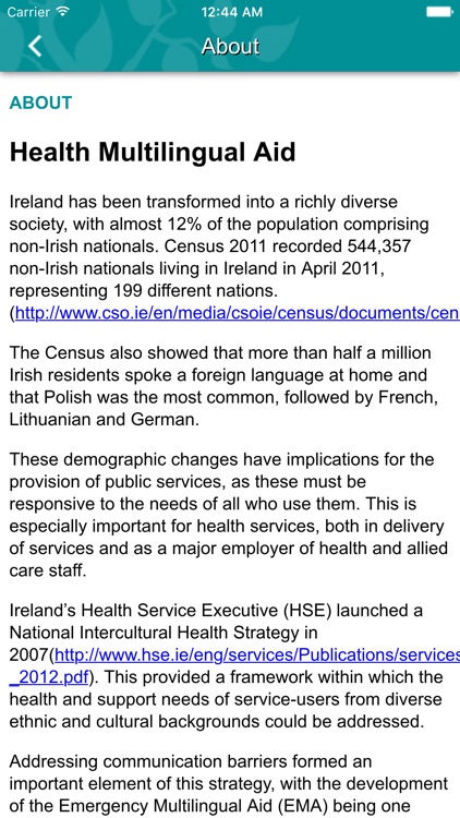 Multilingual Health Aid