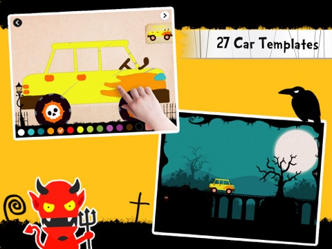 Labo Halloween Car:Kids Game screenshot 3
