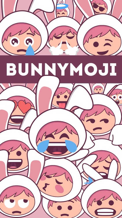 Bunnymoji - Cute Rabbit Bunny Emoji