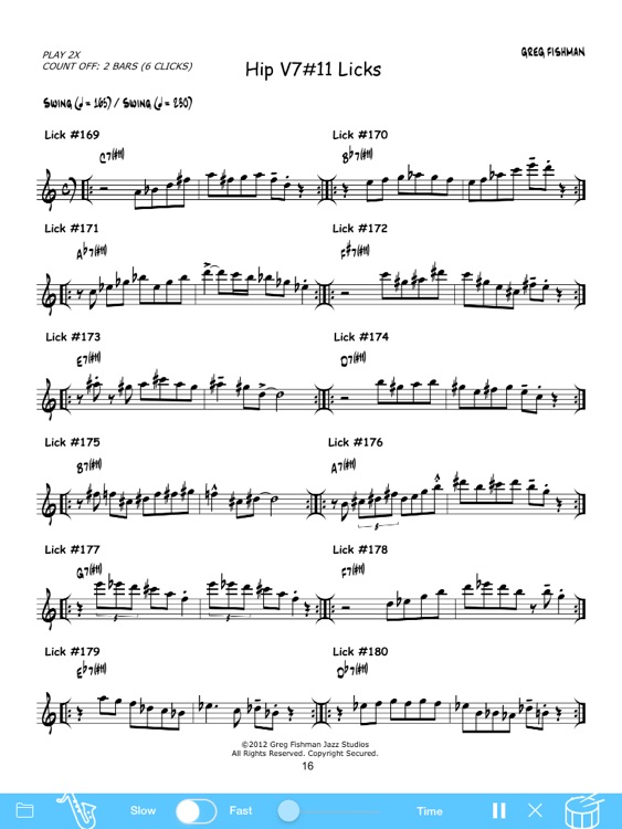 Hip Licks for Tenor Sax Vol. 2 by Greg Fishman