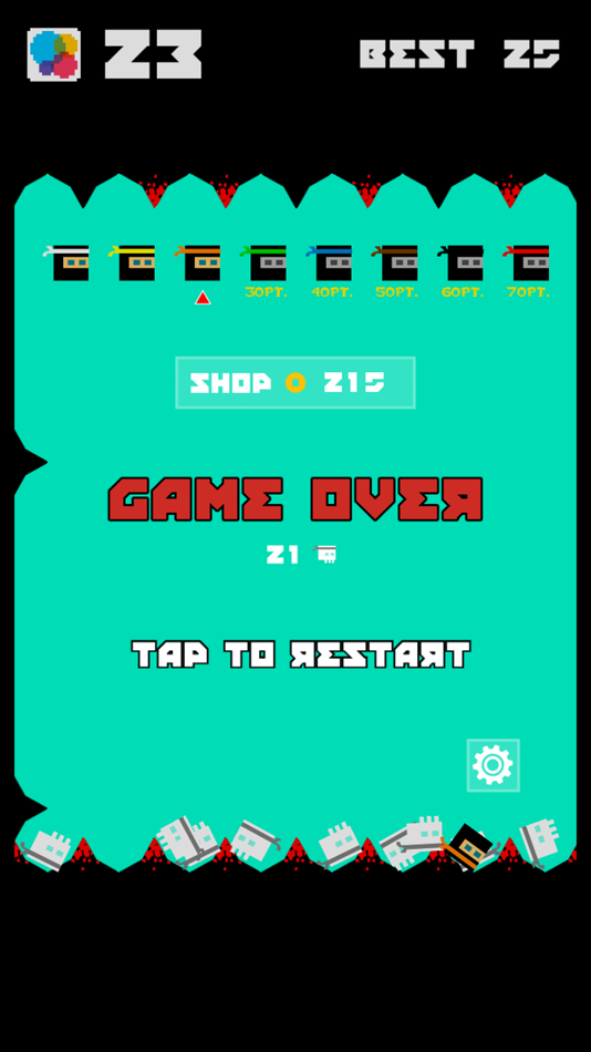 #5. Bouncy Ninja - The Original (iOS) 由: Tiny Games