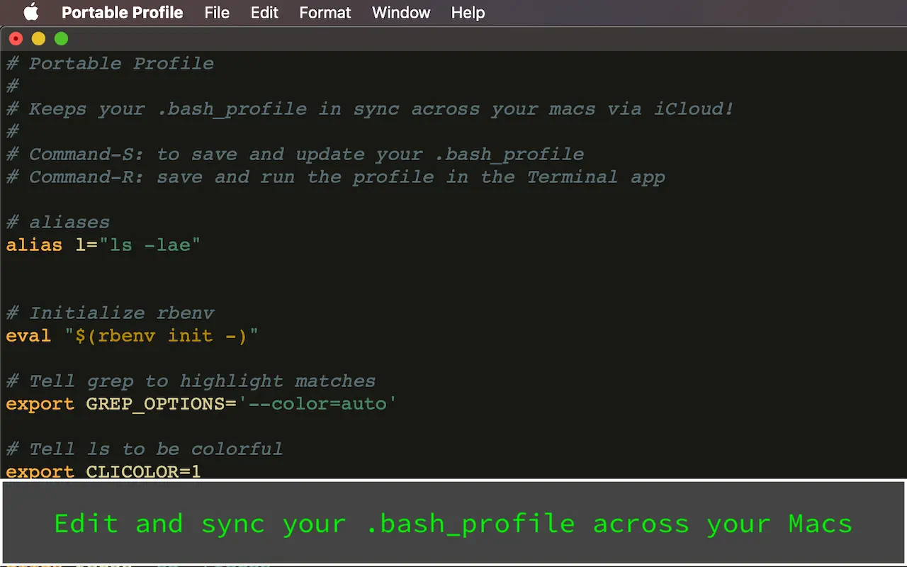#1. Portable Profile (macOS) Przez: Stephen Lind