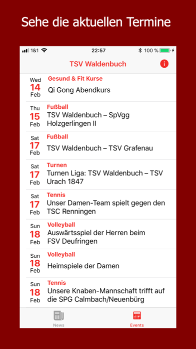 TSV Waldenbuch screenshot 2