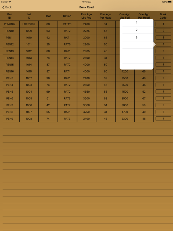Screenshot #6 pour iProFeed Cattle Feed On-The-Go