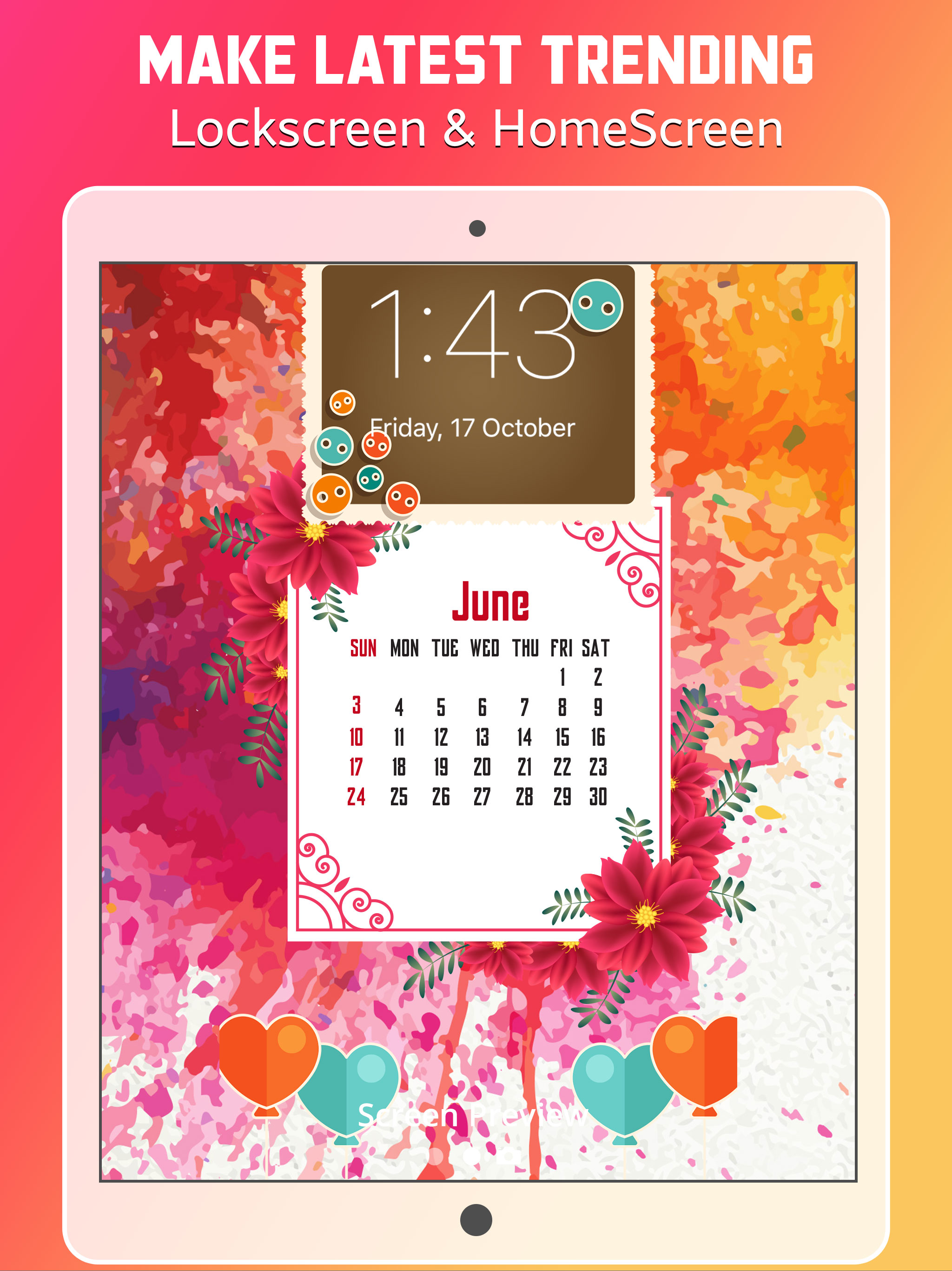 Lock screen Wallpapers Themes screenshot 9