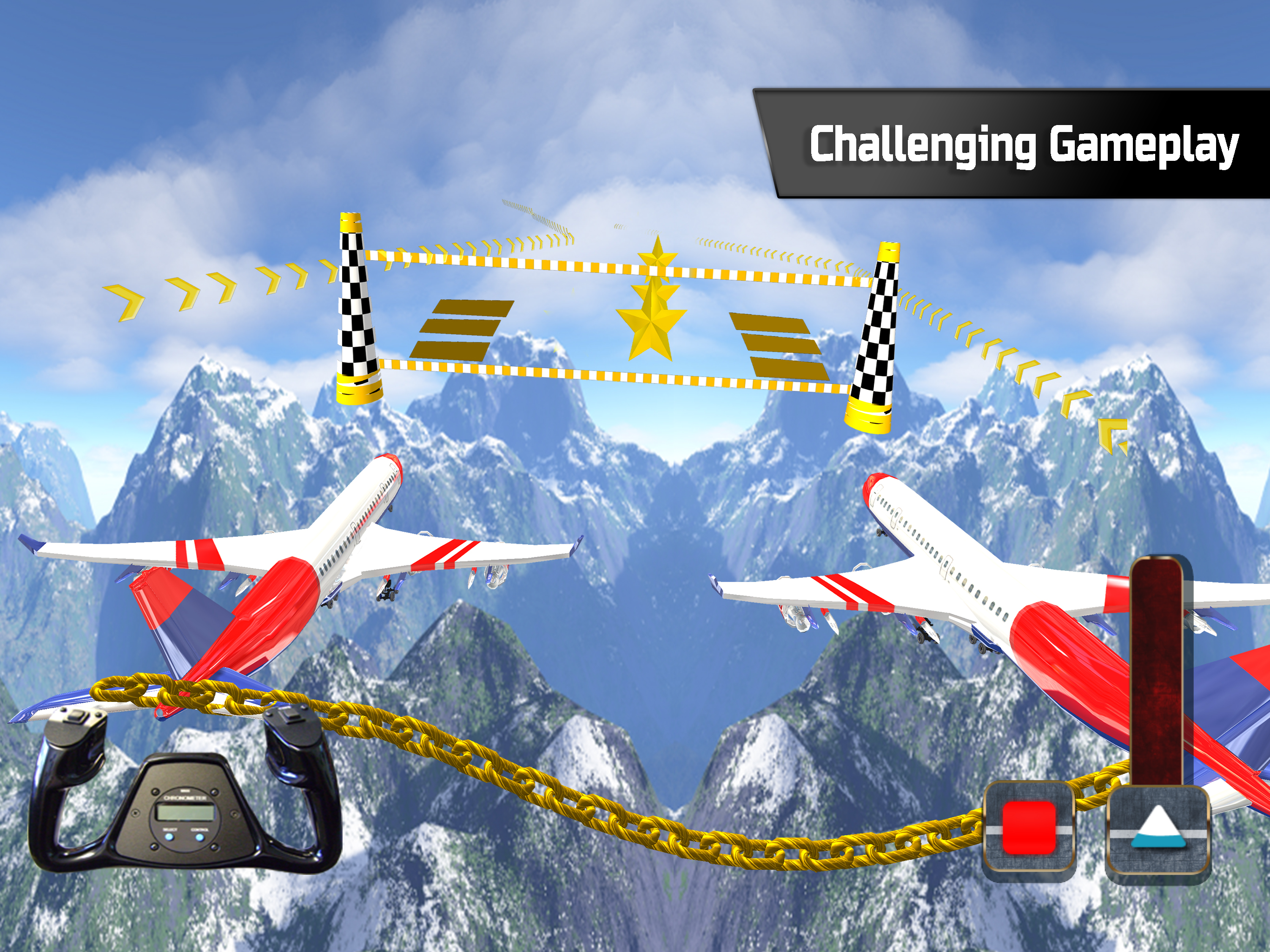 Chained Airplane Game screenshot 9