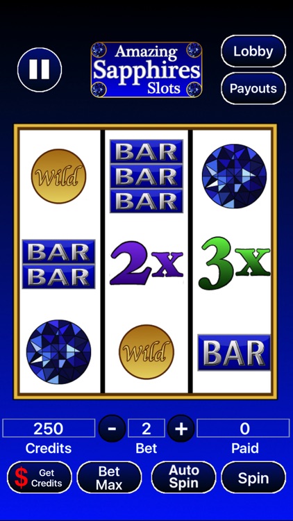 Amazing Sapphires Slots screenshot-3