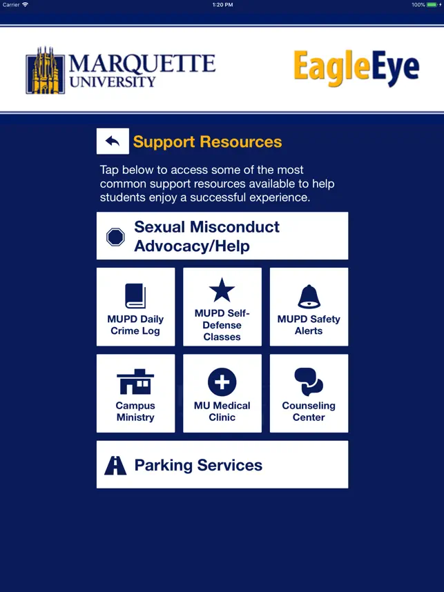 Screenshot 7 EagleEye -Marquette University iphone