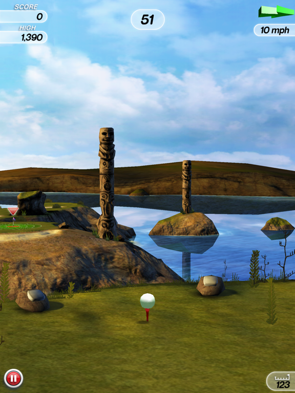 Screenshot #2 for Flick Golf!