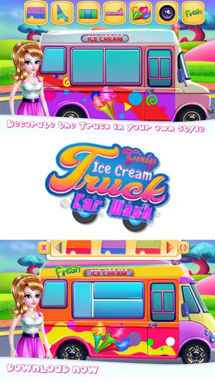 Girly Ice Cream Truck Car Wash