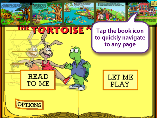 Tortoise & the Hare iPad screenshot 1 - Book app