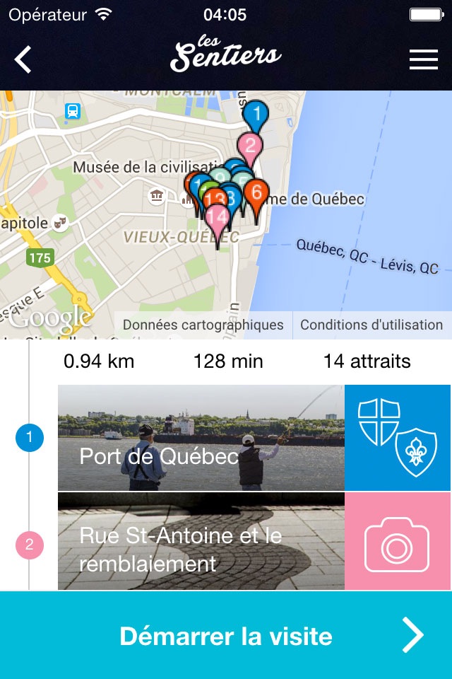 Les Sentiers du Vieux-Québec screenshot 3
