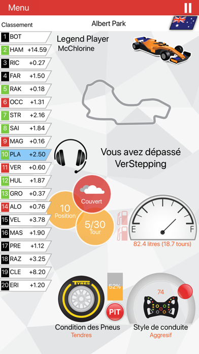 Screenshot #3 pour APEX Race Manager 2019