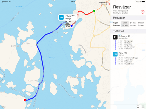 Kollektivtrafik Väst screenshot 4