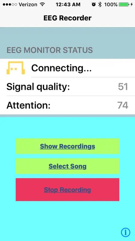 EEG Recorder screenshot 1 of 4
