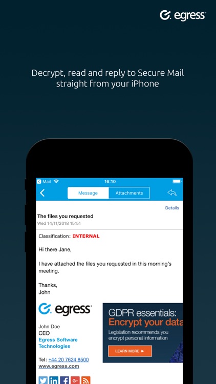 Egress Secure Mail screenshot-3