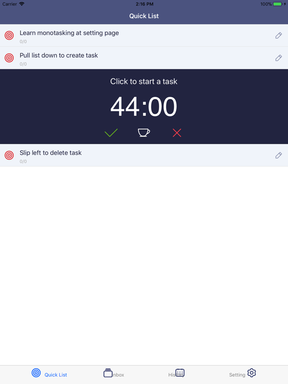 Screenshot #5 pour Monotasking