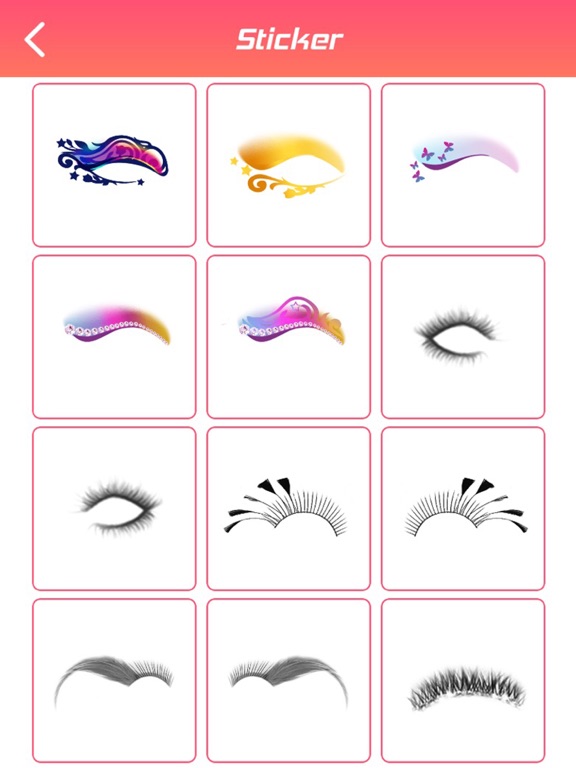 Screenshot #5 pour Eyelashes Photo Editor