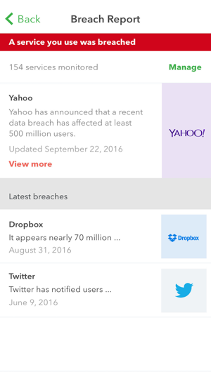 Lookout, Mobile Security Screenshot