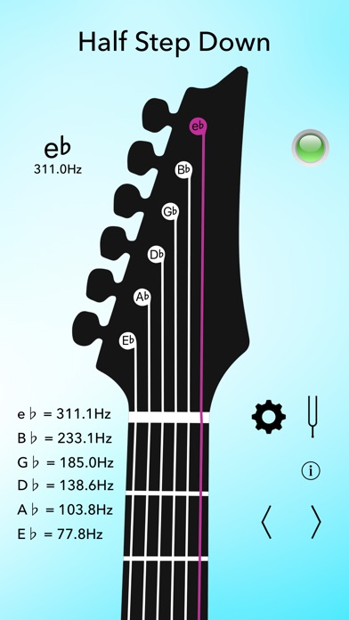 Electric Guitar Tuner Lite Screenshots