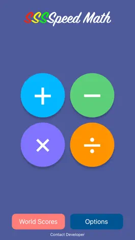 Game screenshot Speed Math mod apk