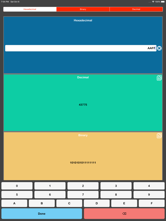 Screenshot #5 pour Hex to Decimal Converter