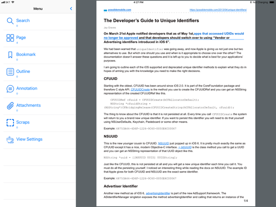 Screenshot #6 pour ezPDF Reader
