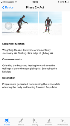 Cross-country skiing technique screenshot 3