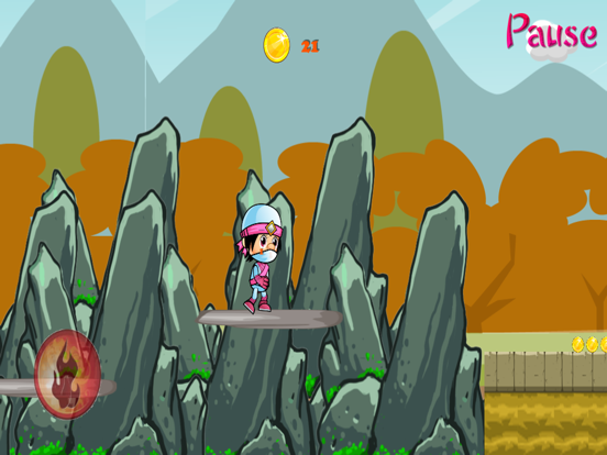 White Ninja Girl iPad screenshot