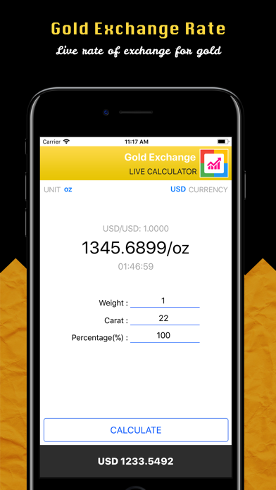 Gold Exchange Rate screenshot 3