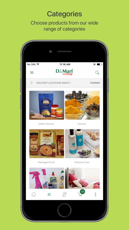 DMart Online Grocery Shopping