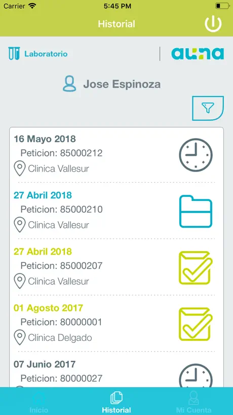 Resultados en Línea