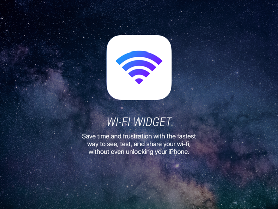 Wifi Widget - See, Test, Share iPad app afbeelding 1