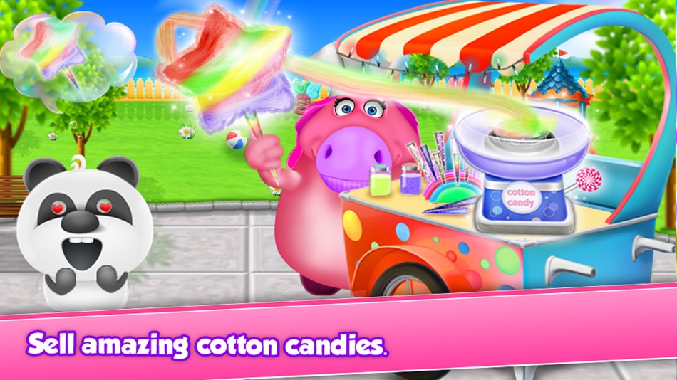 #6. Fat Unicorn Cotton Candy Shop (iOS) 게시자: Shanze Shafique