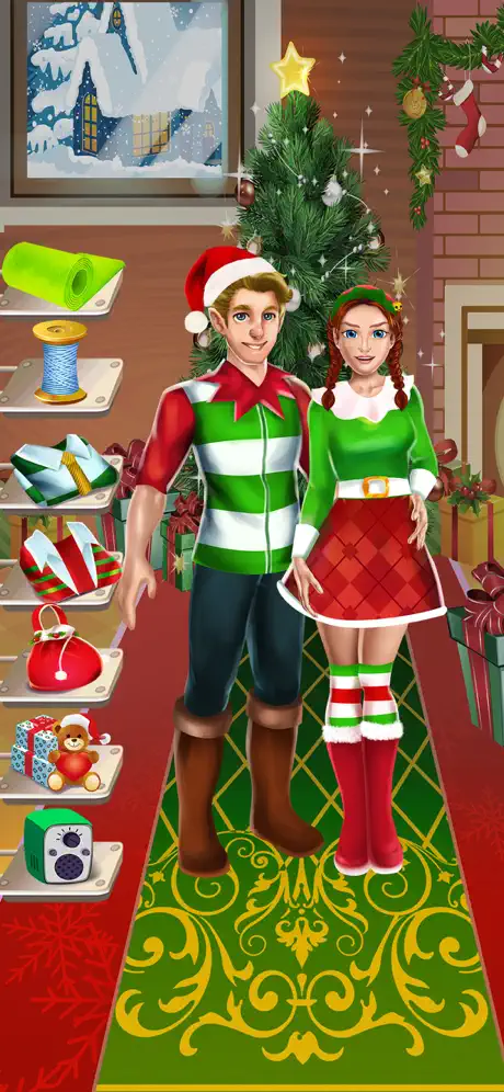 Christmas Hair Nail Salon Game