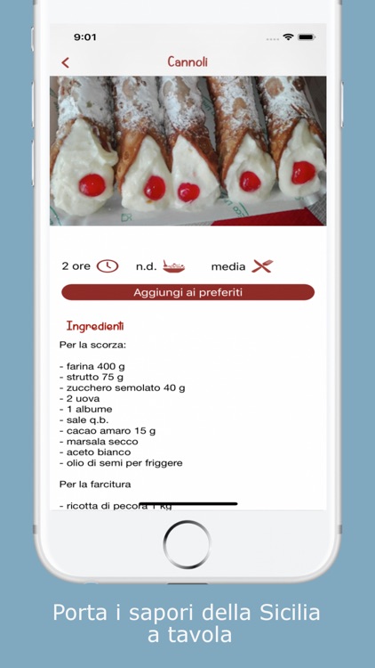 Ricette Sicilia screenshot-3