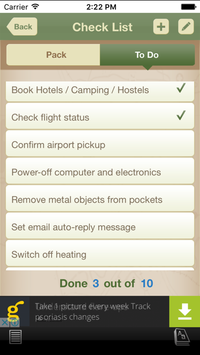 Trip Planner Pro Screenshot