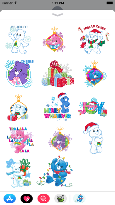 Screenshot #3 pour Care Bears Holiday Stickers