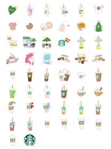 Starbucks Stickersのおすすめ画像3