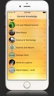 general knowledge of-the world iphone screenshot 3
