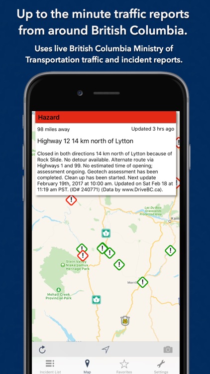 British Columbia Roads Traffic screenshot-0