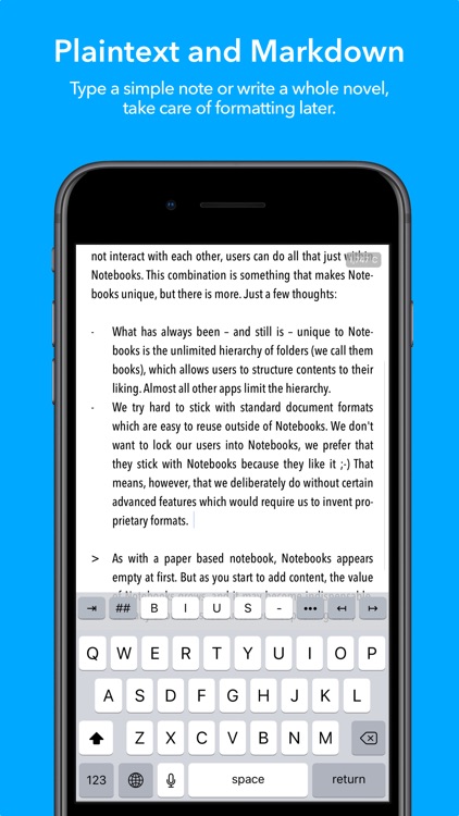 Notebooks for iPhone