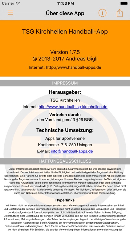 TSG Kirchhellen Handball screenshot-3