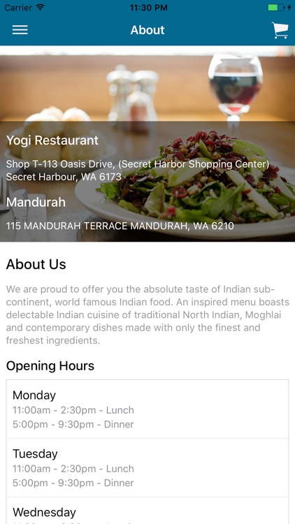Yogi Indian Cuisine screenshot-3