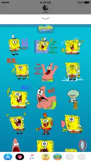 spongebob stickers! iphone screenshot 2