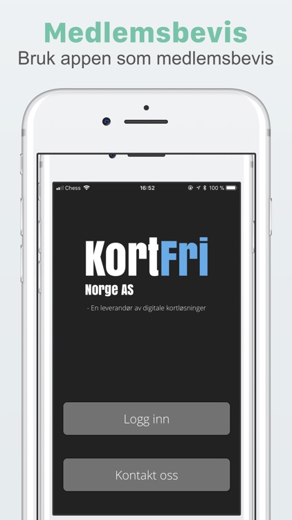 KortFri - Medlemskort