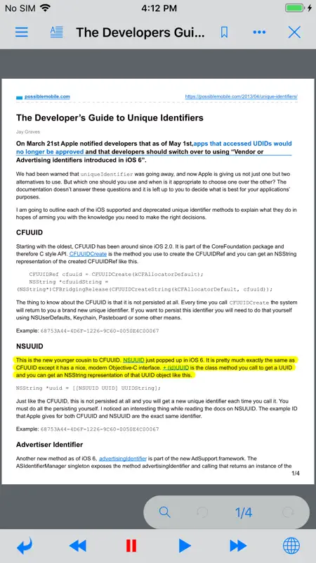 ezPDF Reader screenshot 6 of 10