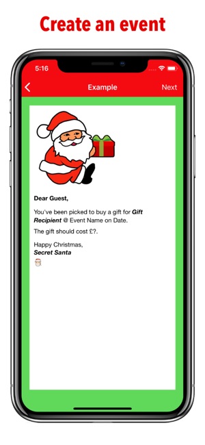 secret santa gifting picker on the app store iphone screenshots